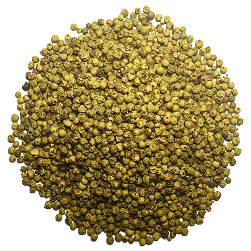 Organic Green Pepper product prepared for export from Sri Lanka