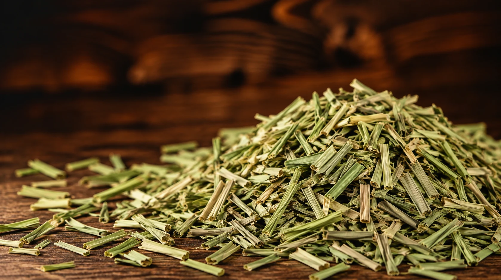 Organic Lemongrass product prepared for export from Sri Lanka