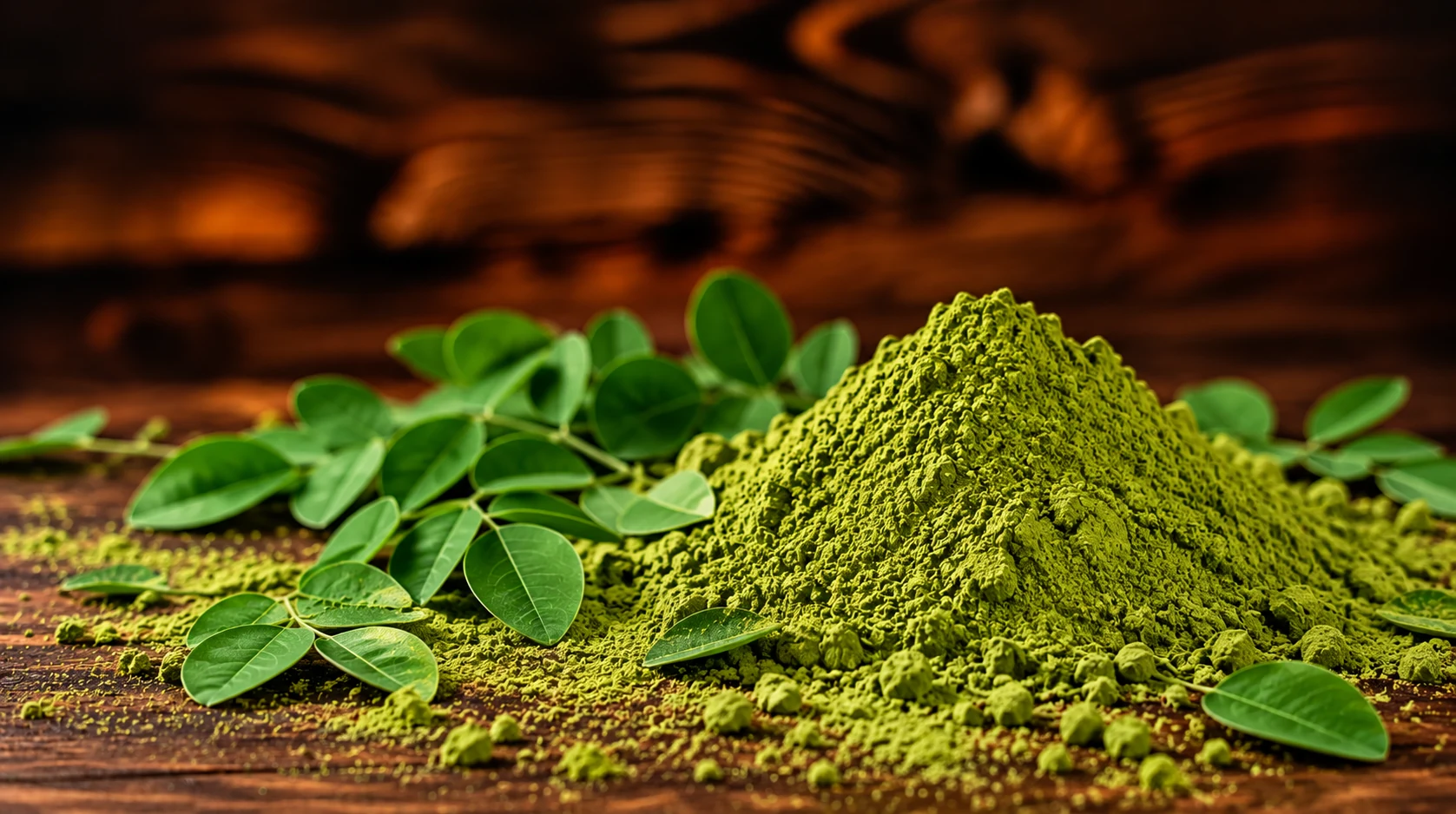 Organic Moringa product prepared for export from Sri Lanka