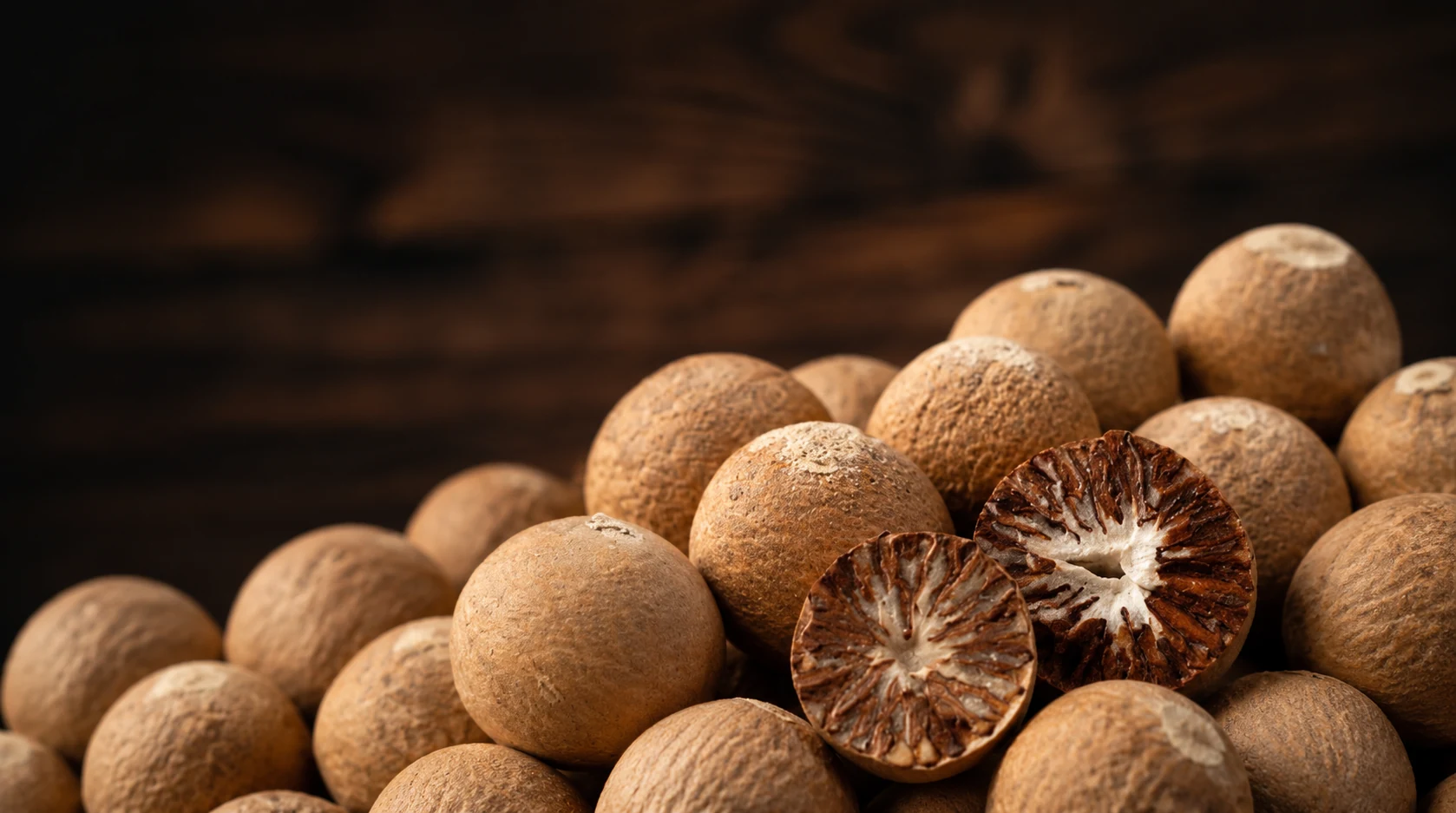 Organic Nutmeg product prepared for export from Sri Lanka